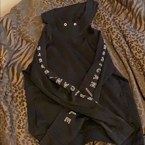 american eagle black hoodie